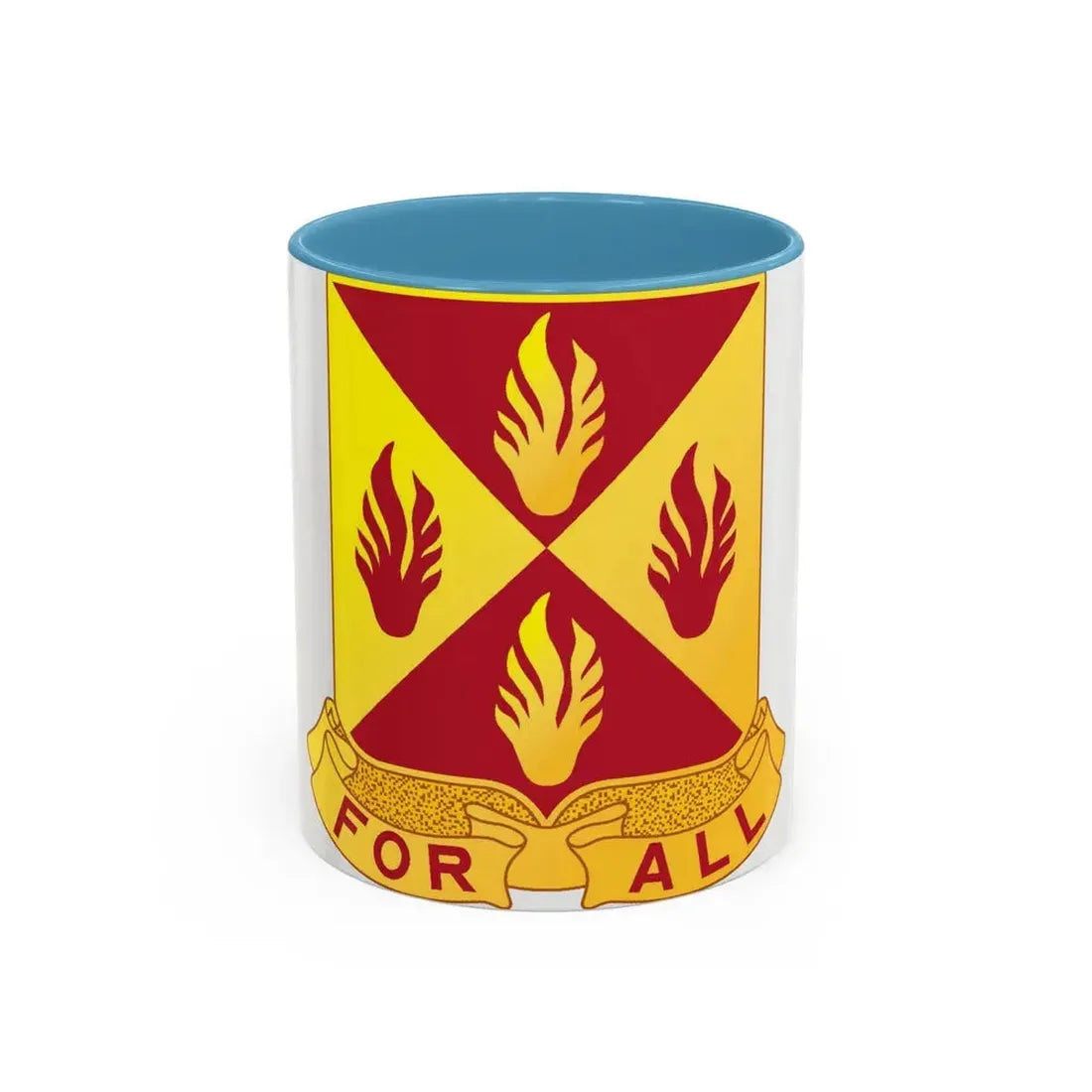 4 Maintenance Battalion (U.S. Army) Accent Coffee Mug 11oz Light Blue - Go Mug Yourself