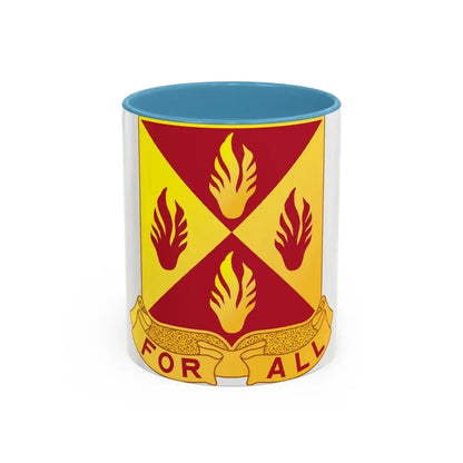 4 Maintenance Battalion (U.S. Army) Accent Coffee Mug 11oz Light Blue - Go Mug Yourself