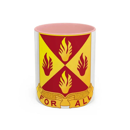 4 Maintenance Battalion (U.S. Army) Accent Coffee Mug 11oz Pink - Go Mug Yourself