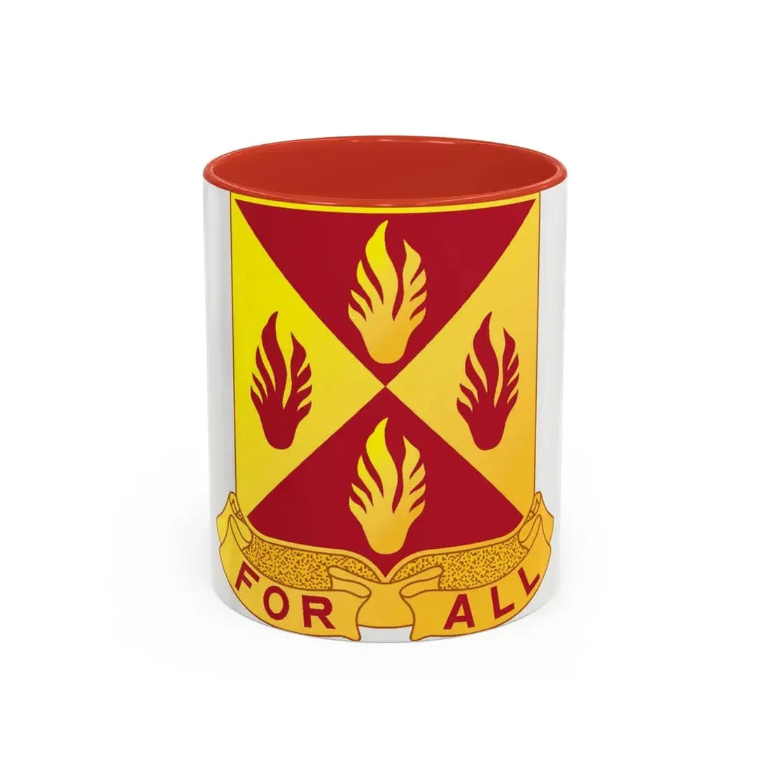 4 Maintenance Battalion (U.S. Army) Accent Coffee Mug 11oz Red - Go Mug Yourself
