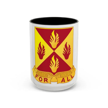 4 Maintenance Battalion (U.S. Army) Accent Coffee Mug 15oz Black - Go Mug Yourself