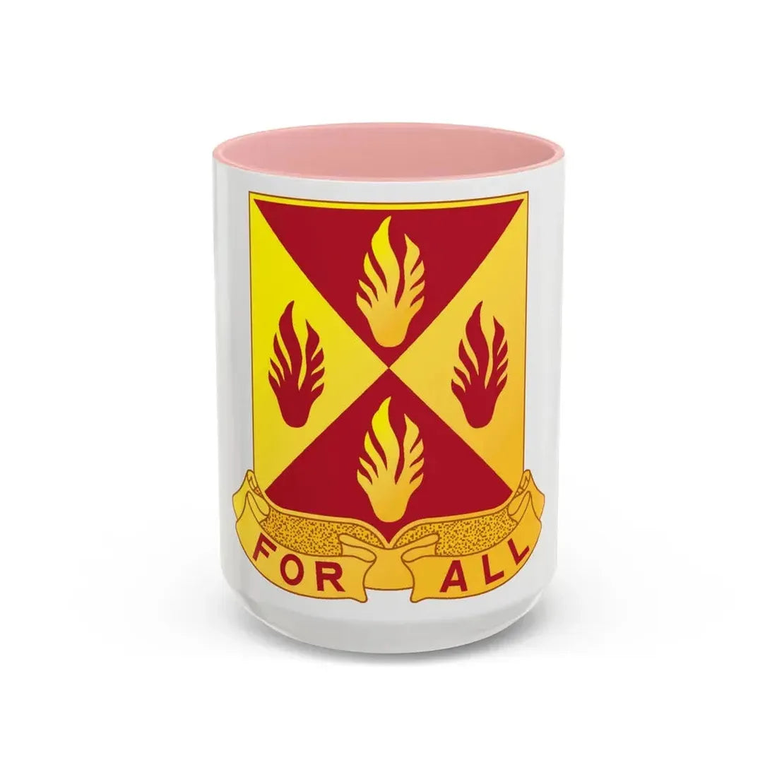 4 Maintenance Battalion (U.S. Army) Accent Coffee Mug 15oz Pink - Go Mug Yourself
