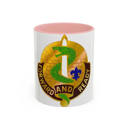 4 Medical Brigade 2 (U.S. Army) Accent Coffee Mug 11oz Pink - Go Mug Yourself