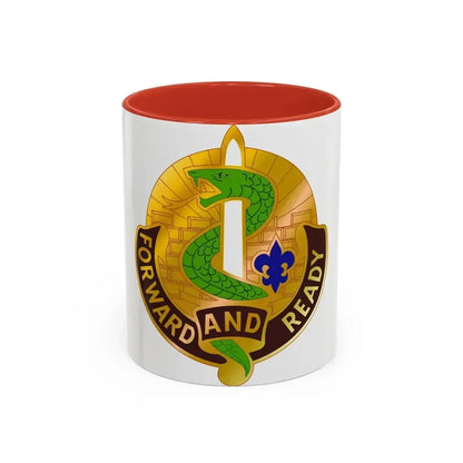 4 Medical Brigade 2 (U.S. Army) Accent Coffee Mug 11oz Red - Go Mug Yourself