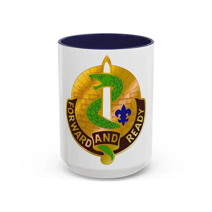 4 Medical Brigade 2 (U.S. Army) Accent Coffee Mug 15oz Navy - Go Mug Yourself