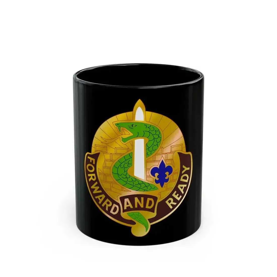 4 Medical Brigade 2 (U.S. Army) Black Coffee Mug 11oz - Go Mug Yourself