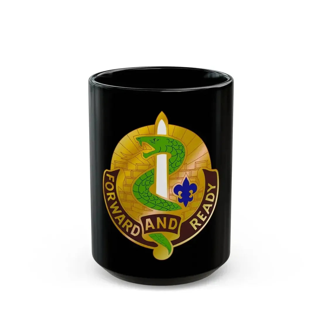 4 Medical Brigade 2 (U.S. Army) Black Coffee Mug 15oz - Go Mug Yourself