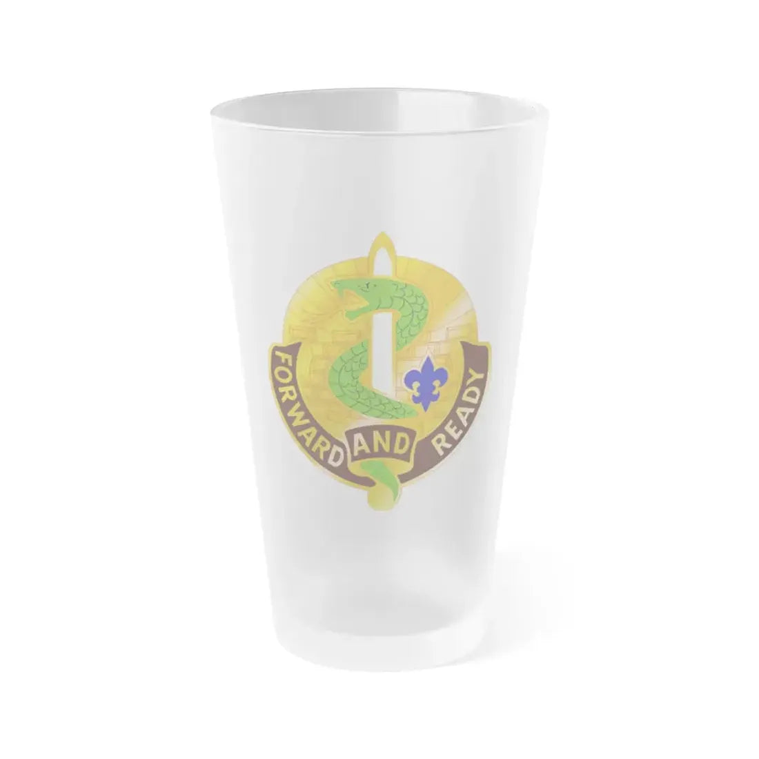 4 Medical Brigade 2 (U.S. Army) Frosted Pint Glass 16oz Default Title - Go Mug Yourself