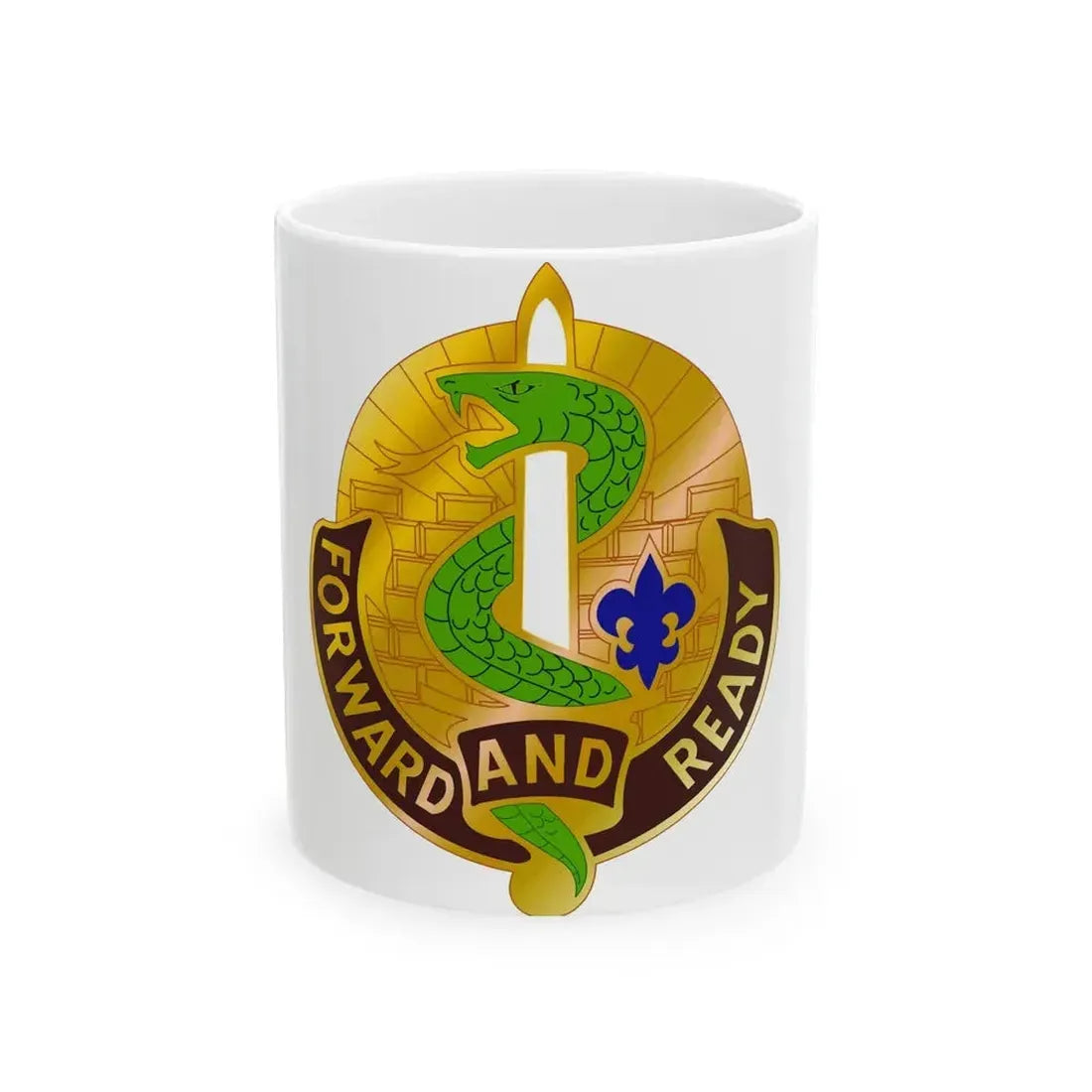 4 Medical Brigade 2 (U.S. Army) White Coffee Mug 11oz - Go Mug Yourself
