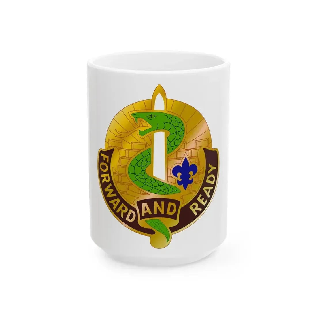 4 Medical Brigade 2 (U.S. Army) White Coffee Mug 15oz - Go Mug Yourself