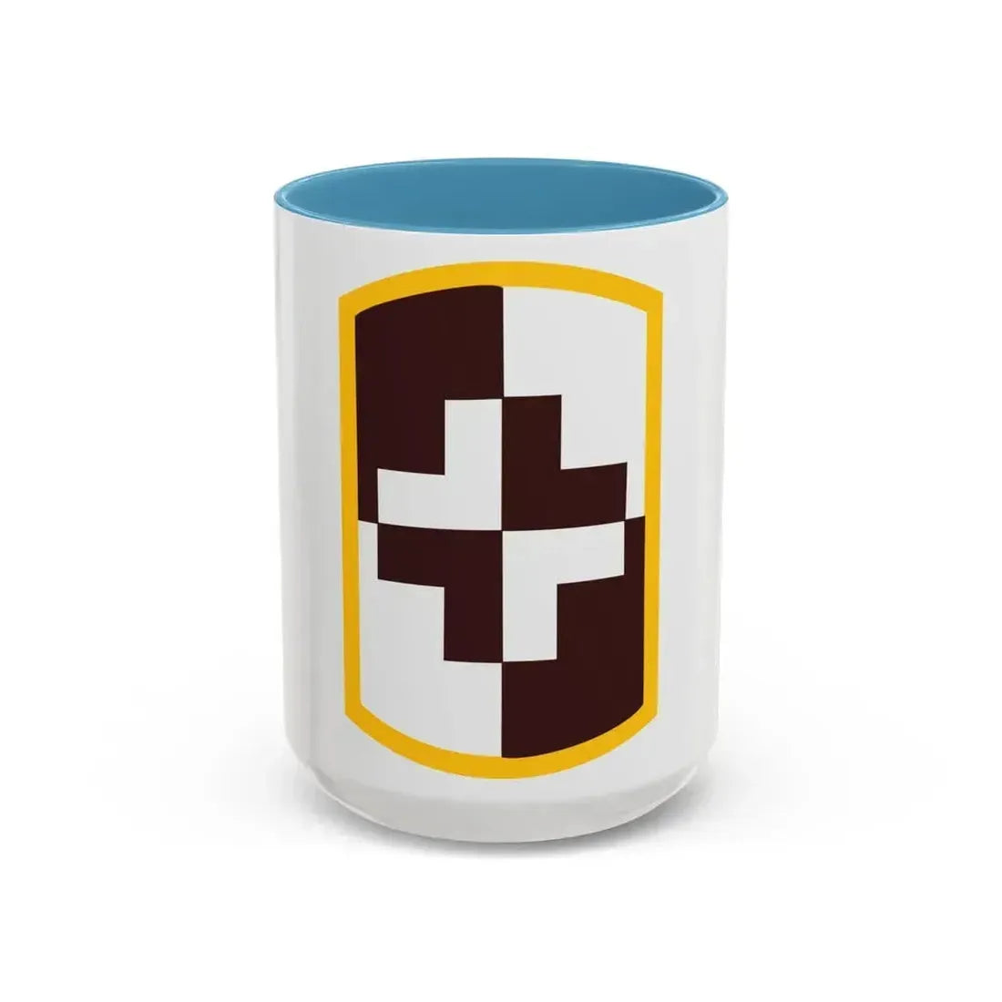 4 Medical Brigade (U.S. Army) Accent Coffee Mug 15oz Light Blue - Go Mug Yourself