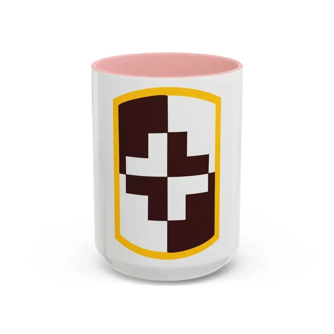 4 Medical Brigade (U.S. Army) Accent Coffee Mug 15oz Pink - Go Mug Yourself