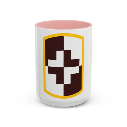 4 Medical Brigade (U.S. Army) Accent Coffee Mug 15oz Pink - Go Mug Yourself