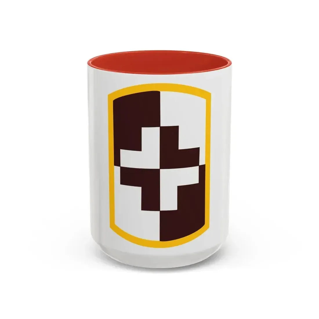 4 Medical Brigade (U.S. Army) Accent Coffee Mug 15oz Red - Go Mug Yourself