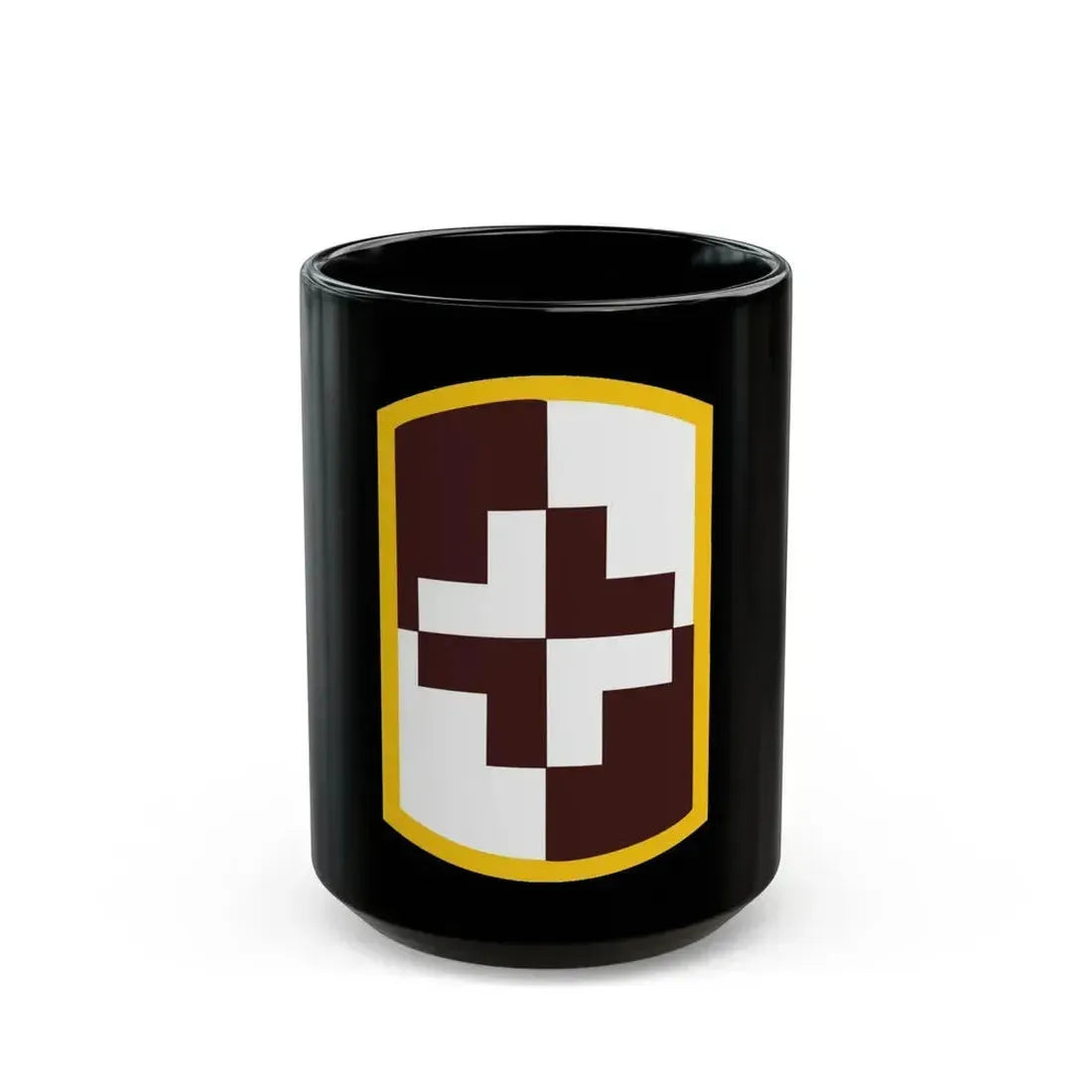 4 Medical Brigade (U.S. Army) Black Coffee Mug 15oz - Go Mug Yourself