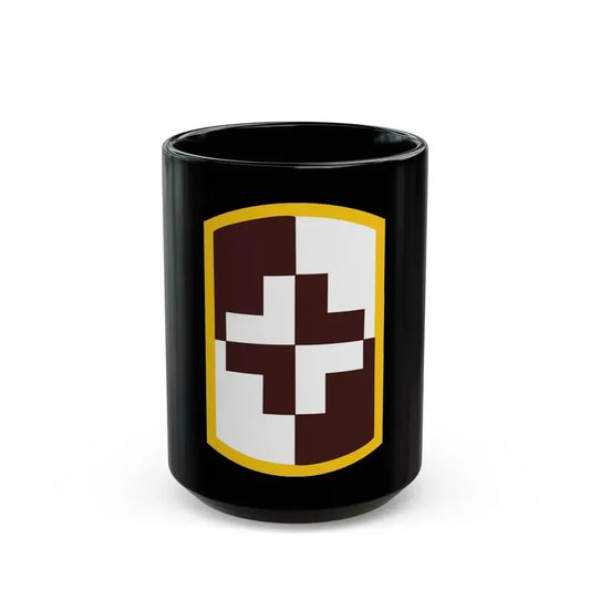 4 Medical Brigade (U.S. Army) Black Coffee Mug 15oz - Go Mug Yourself