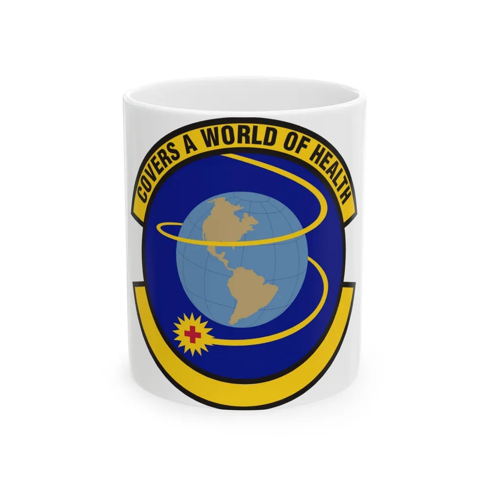 4 Operational Medical Readiness Squadron ACC (U.S. Air Force) White Coffee Mug-11oz-Go Mug Yourself