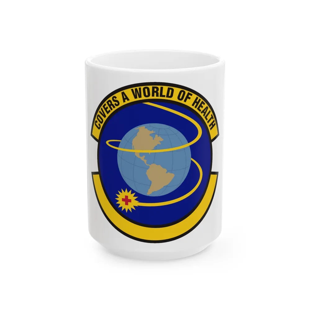 4 Operational Medical Readiness Squadron ACC (U.S. Air Force) White Coffee Mug-15oz-Go Mug Yourself