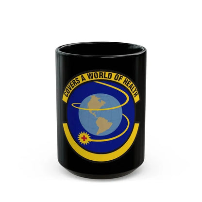 4 Operational Medical Readiness Squadron ACC (U.S. Air Force) Black Coffee Mug 15oz - Go Mug Yourself