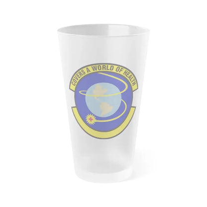4 Operational Medical Readiness Squadron ACC (U.S. Air Force) Frosted Pint Glass 16oz 16oz Frosted - Go Mug Yourself