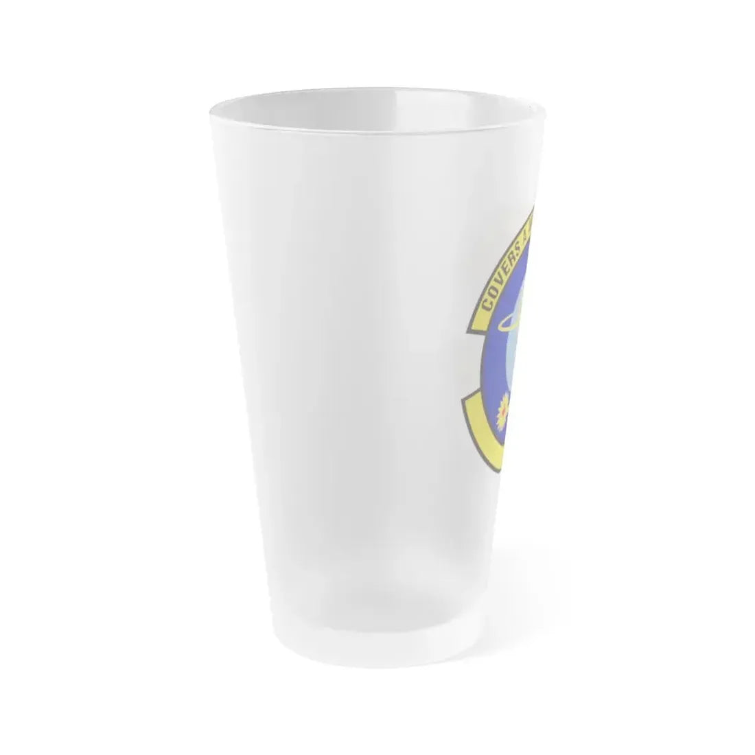 4 Operational Medical Readiness Squadron ACC (U.S. Air Force) Frosted Pint Glass 16oz - Go Mug Yourself