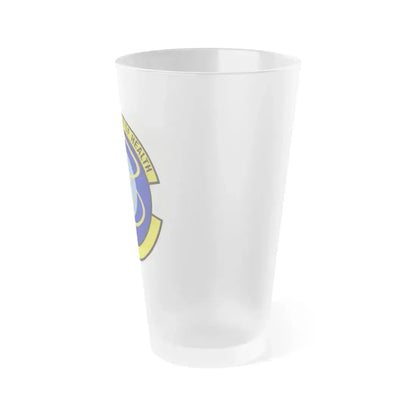 4 Operational Medical Readiness Squadron ACC (U.S. Air Force) Frosted Pint Glass 16oz - Go Mug Yourself