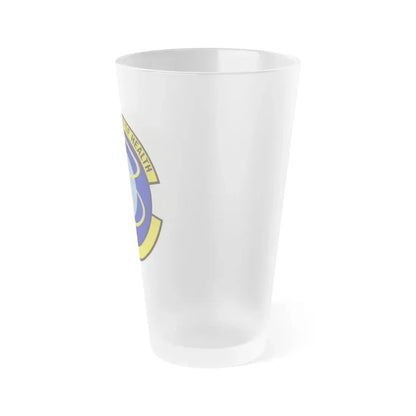 4 Operational Medical Readiness Squadron ACC (U.S. Air Force) Frosted Pint Glass 16oz - Go Mug Yourself