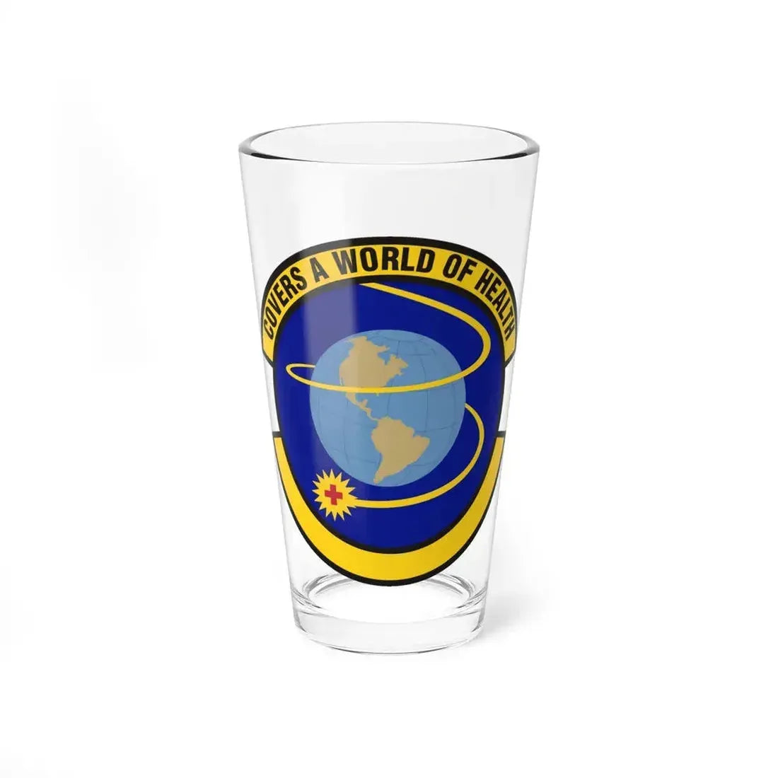 4 Operational Medical Readiness Squadron ACC (U.S. Air Force) Pint Glass 16oz 16oz - Go Mug Yourself