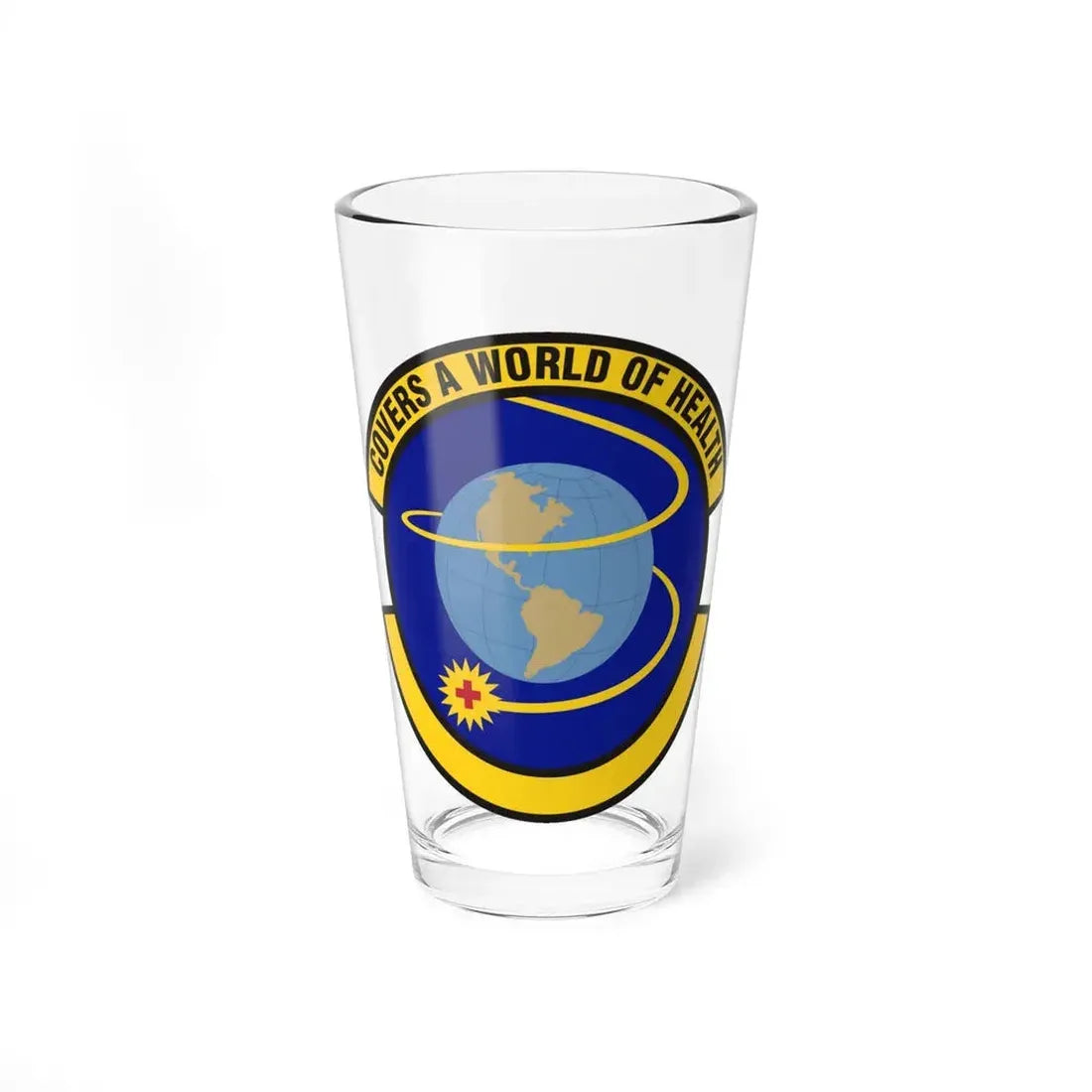 4 Operational Medical Readiness Squadron ACC (U.S. Air Force) Pint Glass 16oz 16oz - Go Mug Yourself