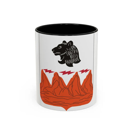 4 Signal Battalion 2 (U.S. Army) Accent Coffee Mug 11oz Black - Go Mug Yourself