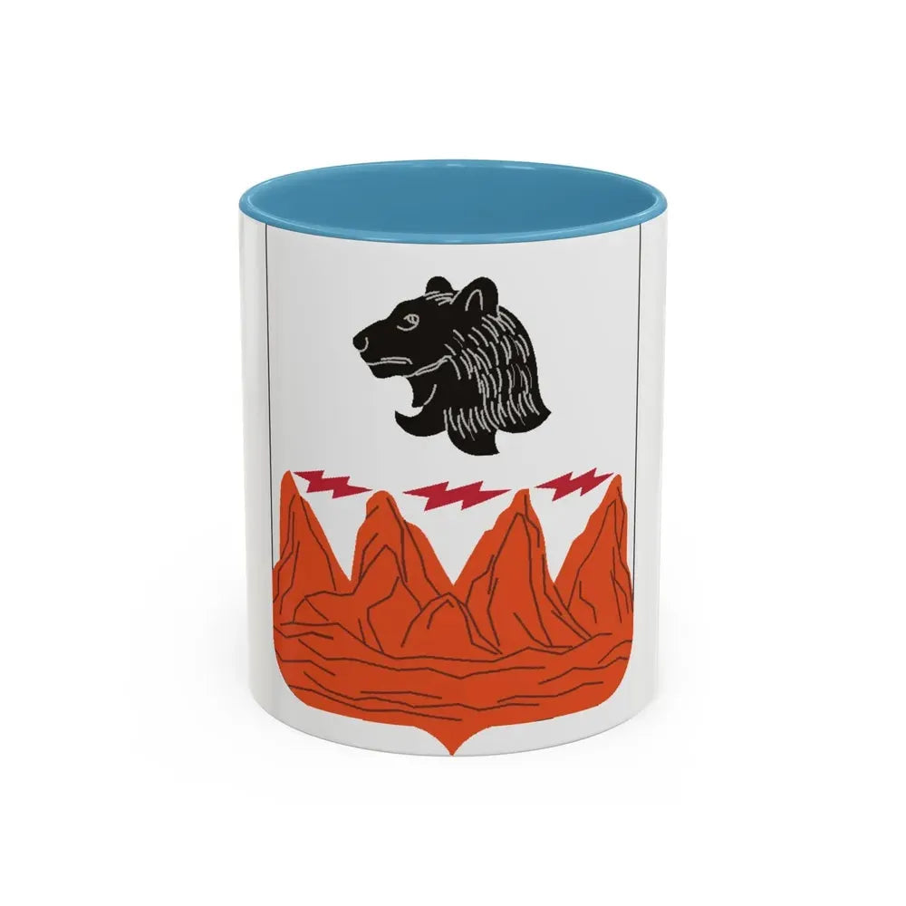 4 Signal Battalion 2 (U.S. Army) Accent Coffee Mug 11oz Light Blue - Go Mug Yourself