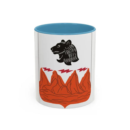 4 Signal Battalion 2 (U.S. Army) Accent Coffee Mug 11oz Light Blue - Go Mug Yourself