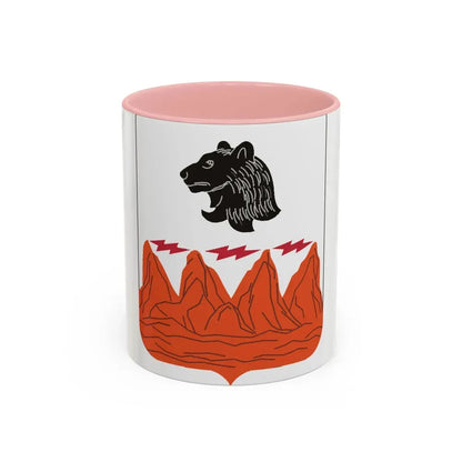 4 Signal Battalion 2 (U.S. Army) Accent Coffee Mug 11oz Pink - Go Mug Yourself