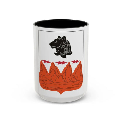 4 Signal Battalion 2 (U.S. Army) Accent Coffee Mug 15oz Black - Go Mug Yourself