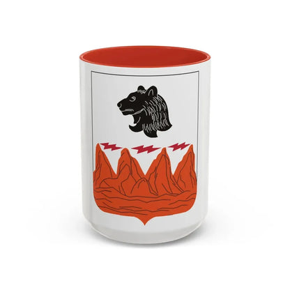4 Signal Battalion 2 (U.S. Army) Accent Coffee Mug 15oz Red - Go Mug Yourself