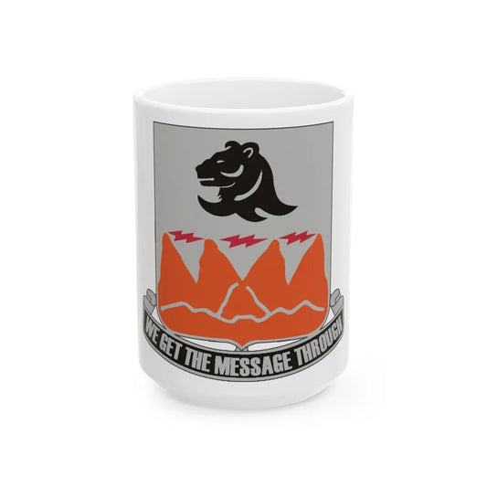 4 Signal Battalion (U.S. Army) White Coffee Mug-15oz-Go Mug Yourself