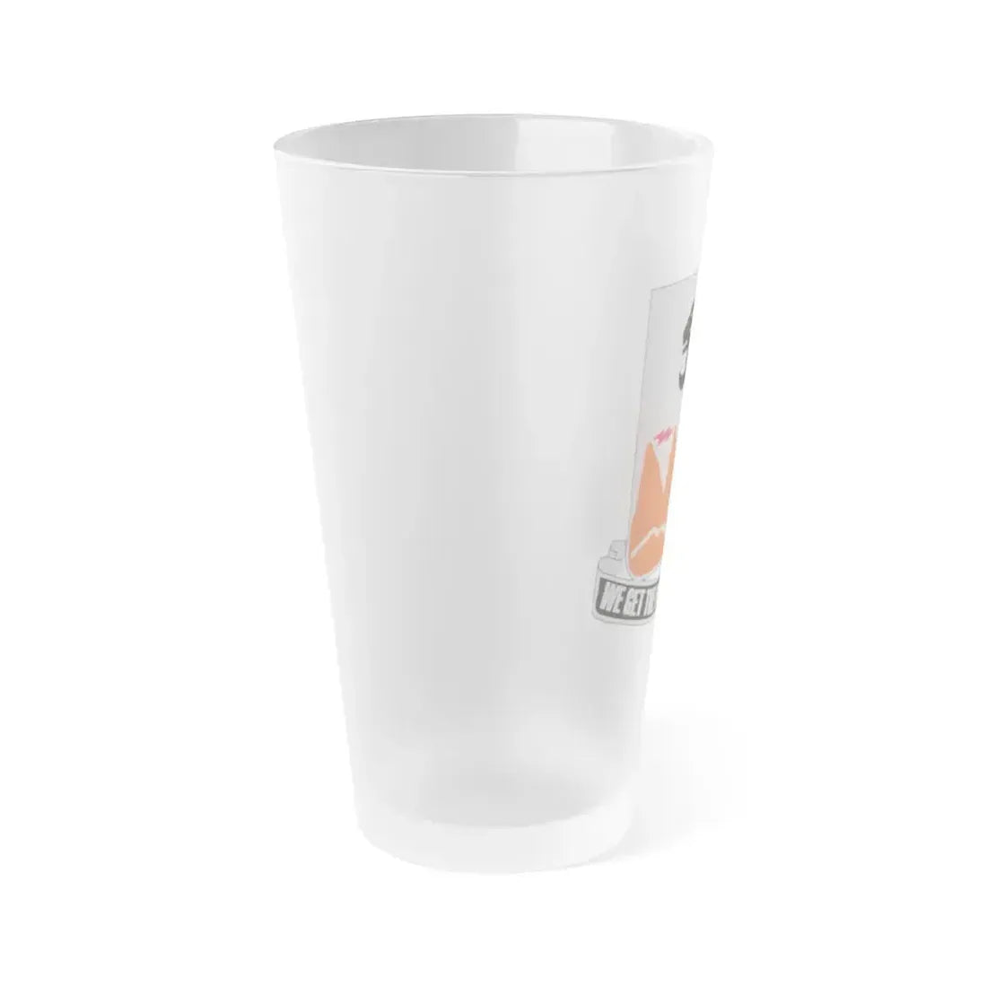 4 Signal Battalion (U.S. Army) Frosted Pint Glass 16oz - Go Mug Yourself