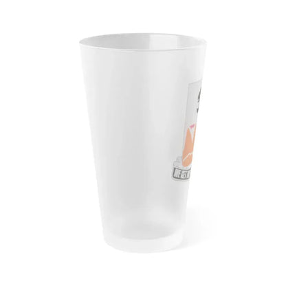 4 Signal Battalion (U.S. Army) Frosted Pint Glass 16oz - Go Mug Yourself