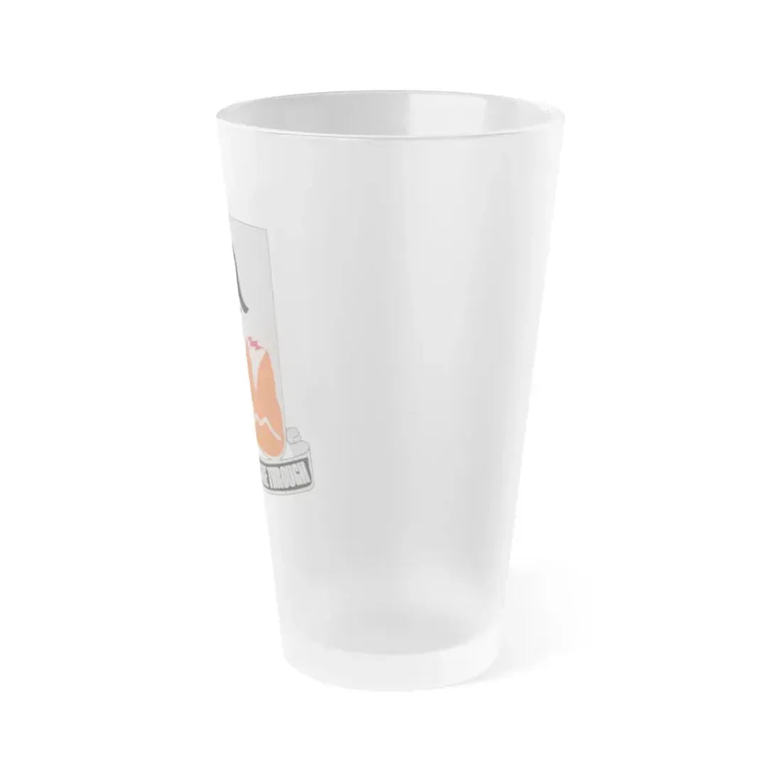 4 Signal Battalion (U.S. Army) Frosted Pint Glass 16oz - Go Mug Yourself