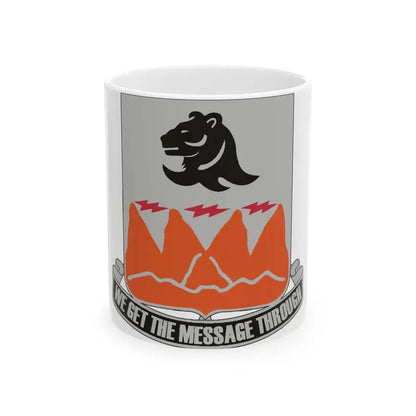 4 Signal Battalion (U.S. Army) White Coffee Mug 11oz - Go Mug Yourself