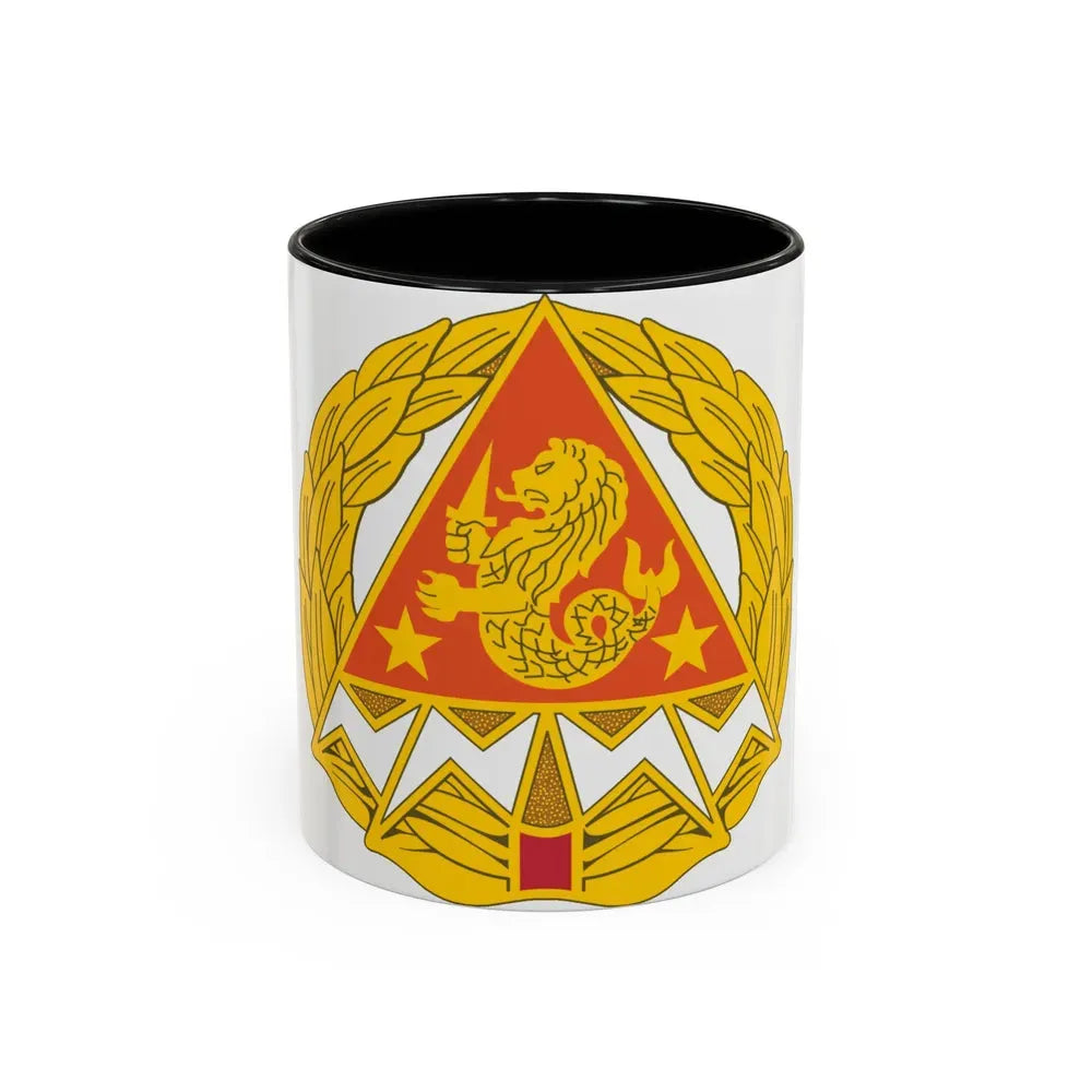 4 Signal Group (U.S. Army) Accent Coffee Mug 11oz Black - Go Mug Yourself