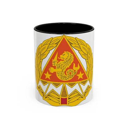 4 Signal Group (U.S. Army) Accent Coffee Mug 11oz Black - Go Mug Yourself