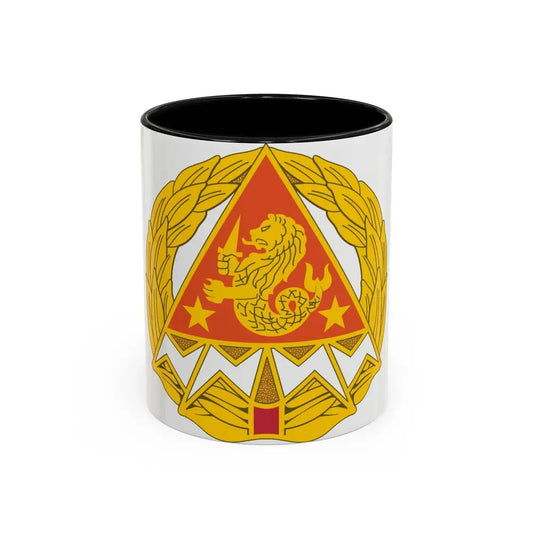4 Signal Group (U.S. Army) Accent Coffee Mug 11oz Black - Go Mug Yourself