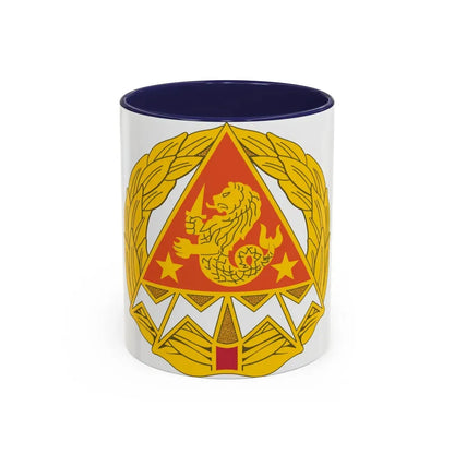 4 Signal Group (U.S. Army) Accent Coffee Mug 11oz Navy - Go Mug Yourself