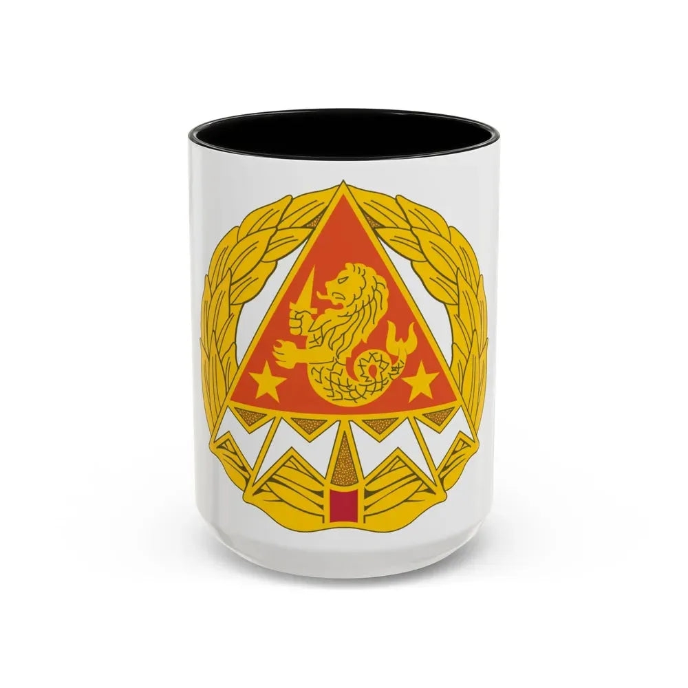 4 Signal Group (U.S. Army) Accent Coffee Mug 15oz Black - Go Mug Yourself
