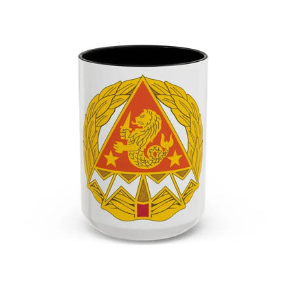 4 Signal Group (U.S. Army) Accent Coffee Mug 15oz Black - Go Mug Yourself