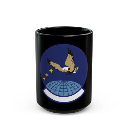 4 Space Control Squadron AFSPC (U.S. Air Force) Black Coffee Mug-15oz-Go Mug Yourself