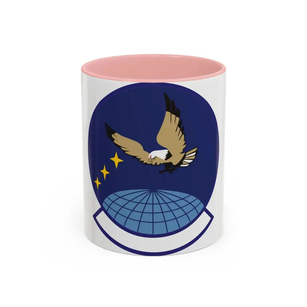 4 Space Control Squadron AFSPC (U.S. Air Force) Accent Coffee Mug 11oz Pink - Go Mug Yourself