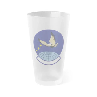 4 Space Control Squadron AFSPC (U.S. Air Force) Frosted Pint Glass 16oz 16oz Frosted - Go Mug Yourself