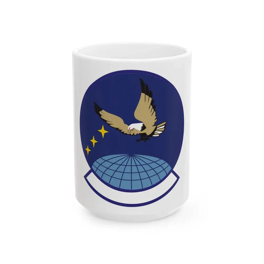 4 Space Control Squadron AFSPC (U.S. Air Force) White Coffee Mug 15oz - Go Mug Yourself
